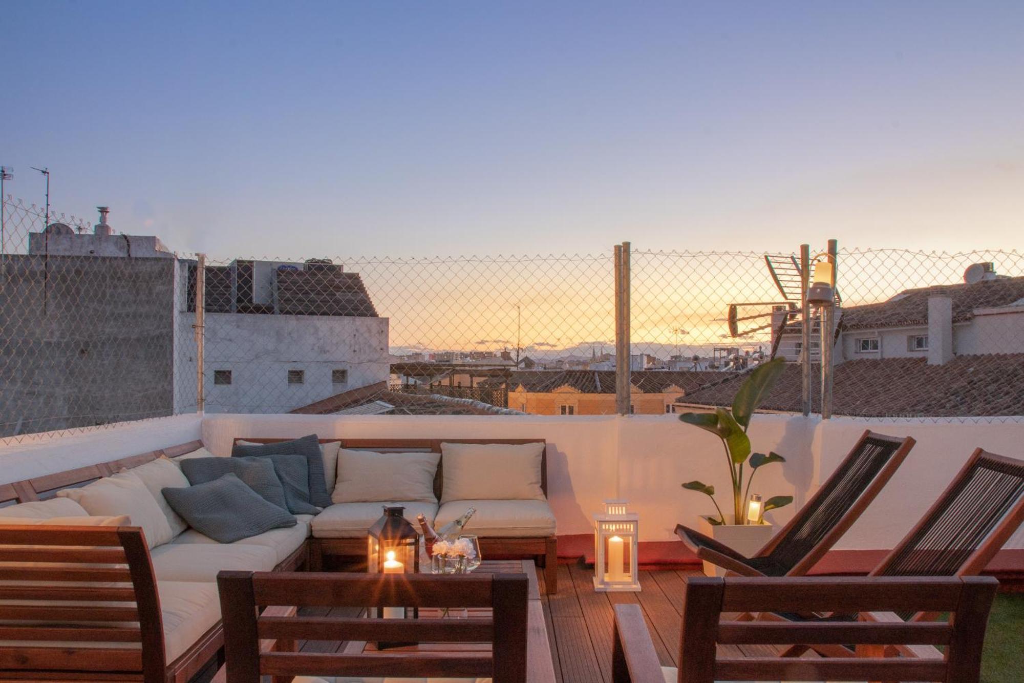 C89 - Luxurious Penthouse With Private Terrace Daire Málaga Dış mekan fotoğraf